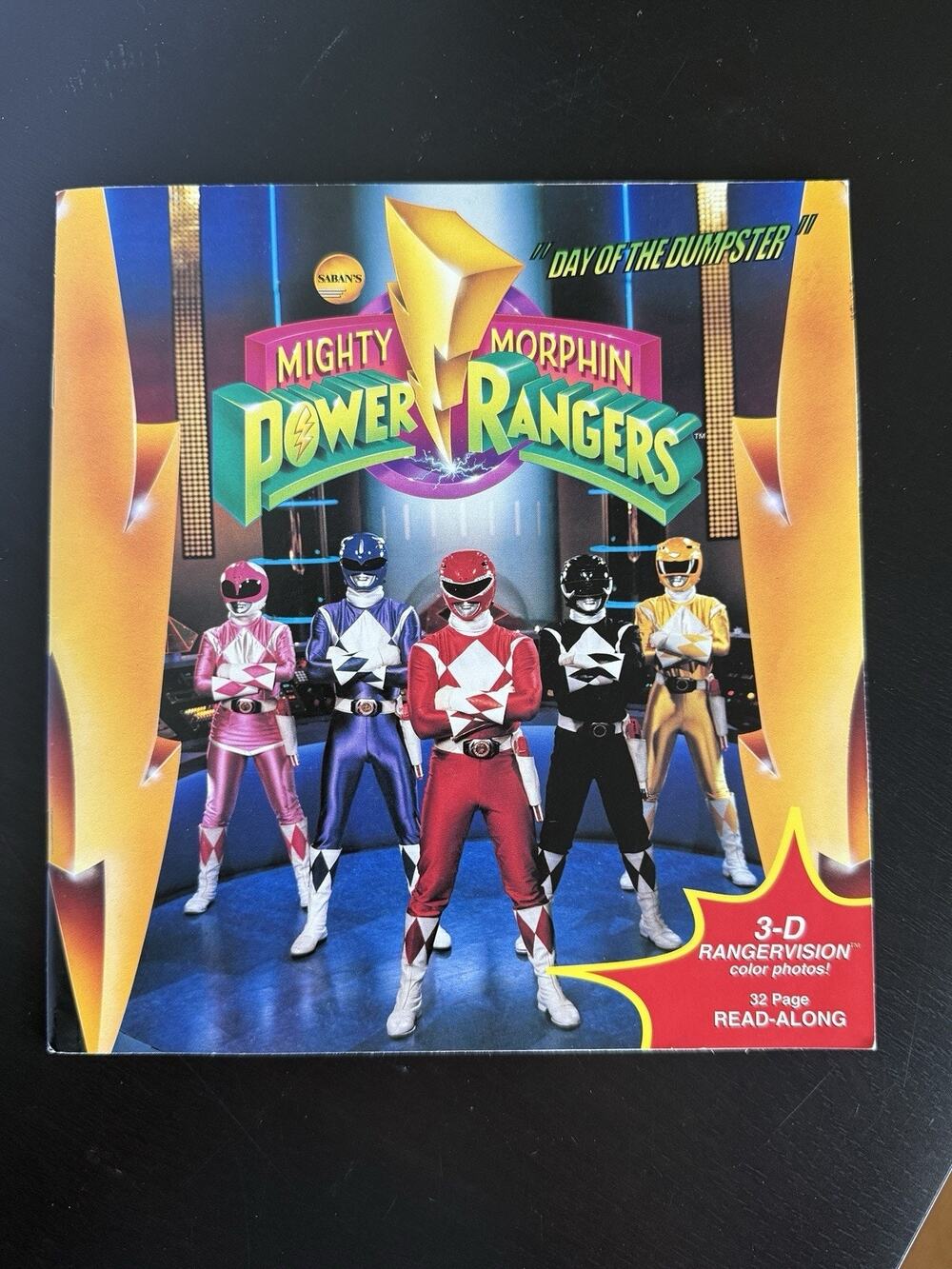 Mighty Morphin Power Rangers Day Of The Dumpster Vintage Book 1994 Excellent